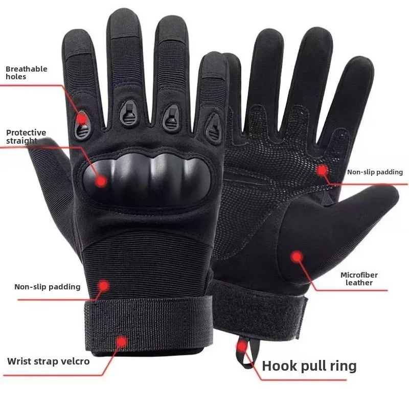 Touch Screen Tactical Gloves Men Women Motocross Gloves Riding Hard Knuckle Full Finger Moto Guantes Racing，Accesorios Para Moto