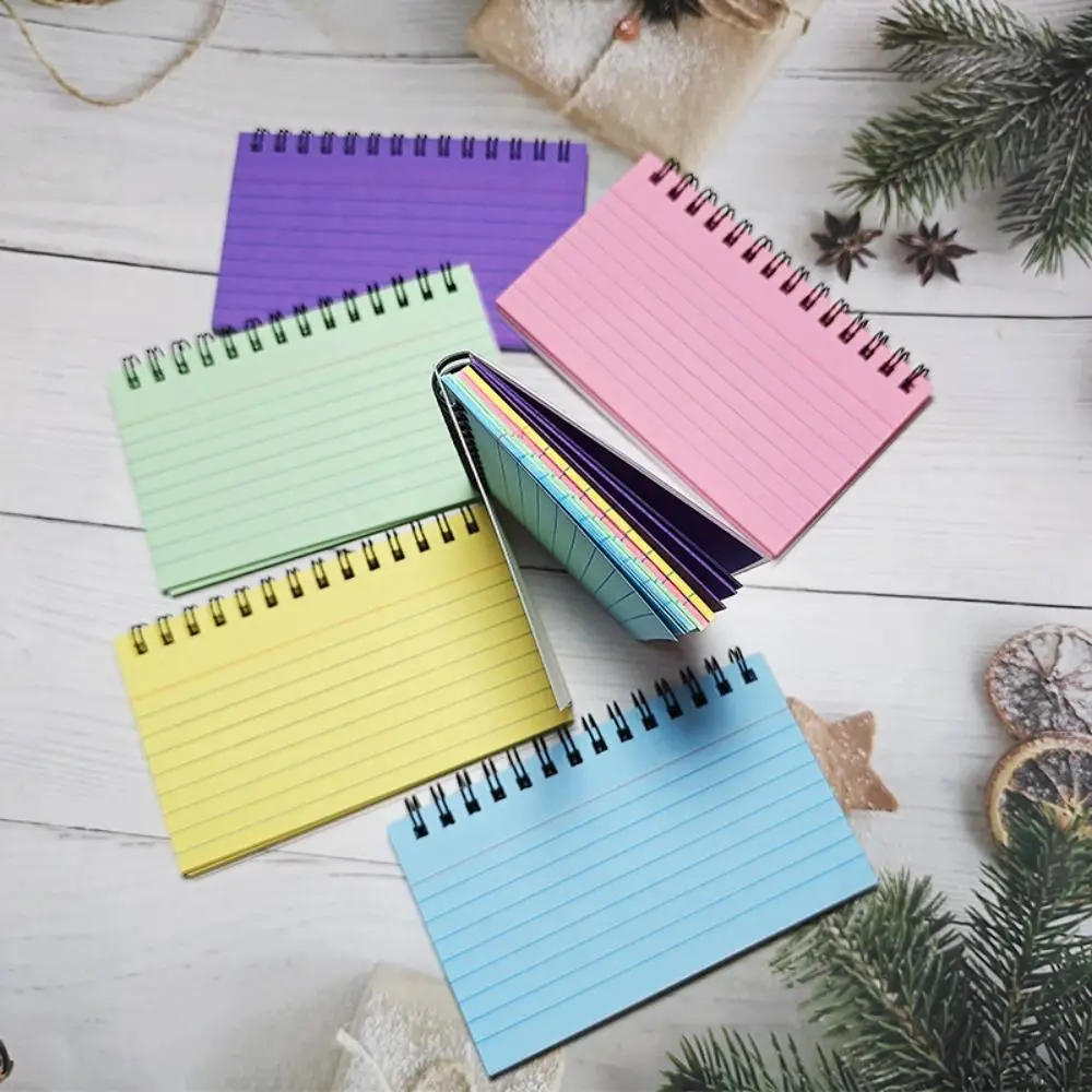Модный блокнот INS с горизонтальной линией, ежедневный план, отрывная книга на катушке, список дел, дневник, журнал, блокнот, школьный офис