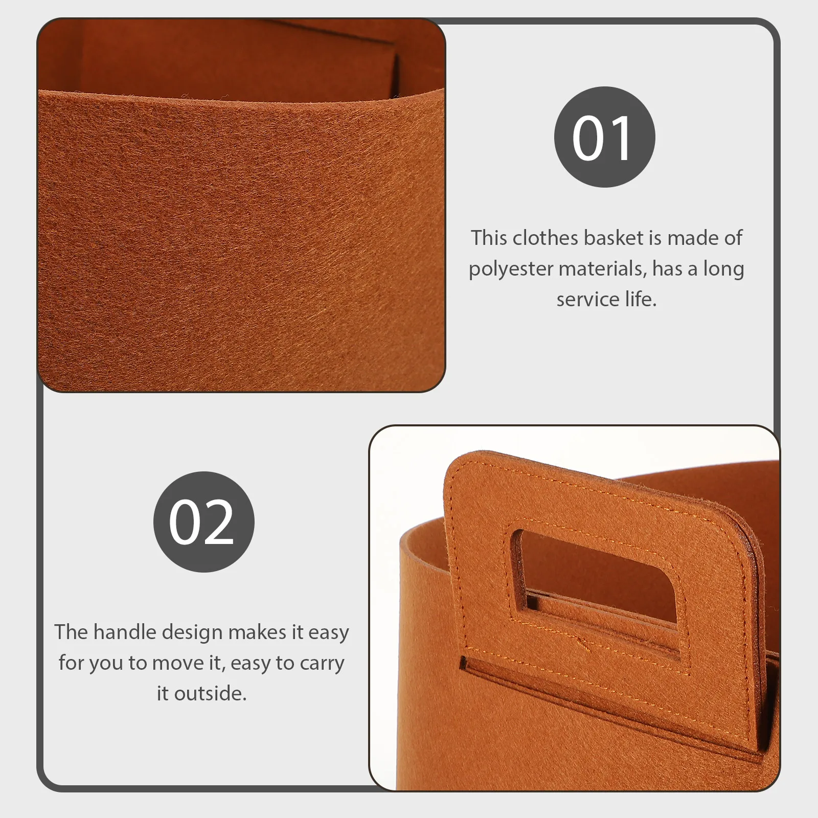 

Storage Basket Laundry Baskets Foldable Fabric Dirty Polyester Folding Clothes Hamper Office Holder