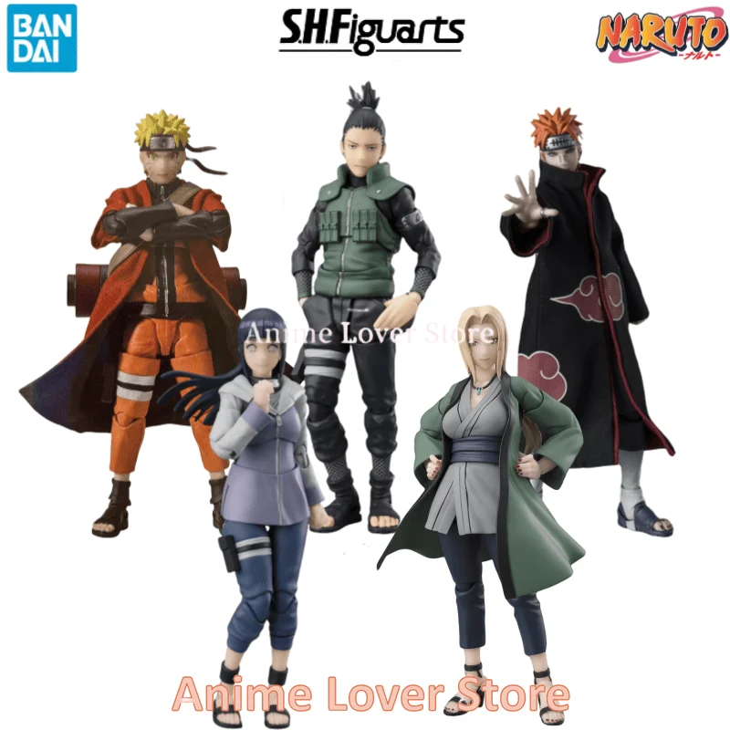 

Bandai SHFiguarts SHF Naruto Pain Nara Shikamaru Uzumaki Naruto Tsunade Hinata Hyuga Anime Figures
