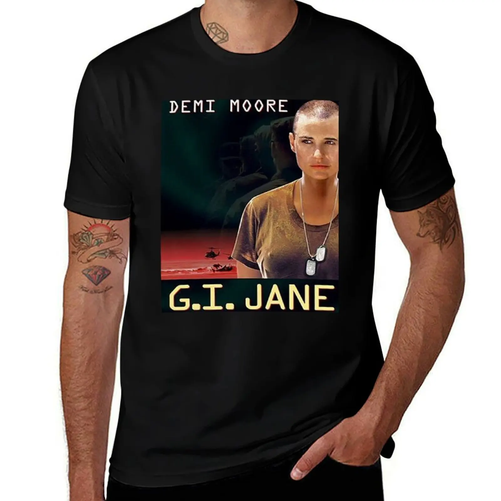 

Gi jane trendy T-Shirt customs Man t-shirt tops funny gifts mens workout shirts