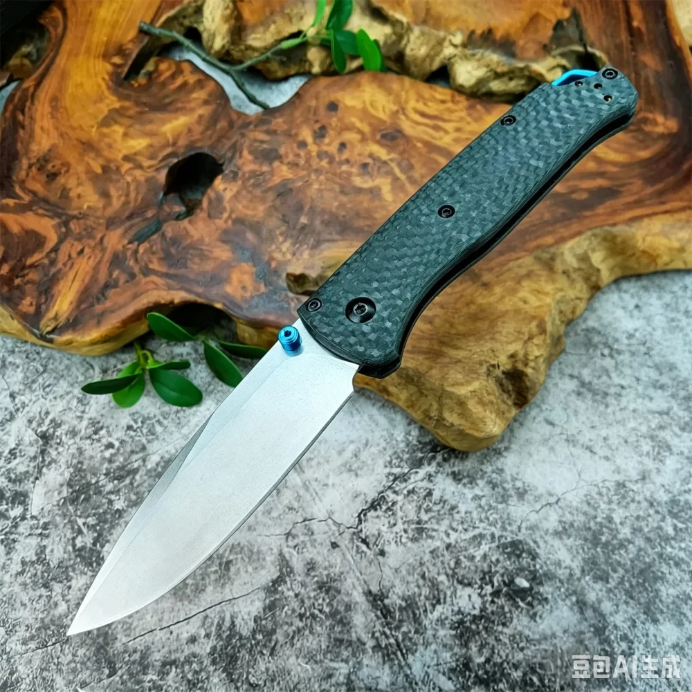 Edc Carry Pocket Knife - มีดพับด้ามคาร์บอนไฟเบอร์ประสิทธิภาพสูง 535 แบบพกพา EDC สำหรับการตั้งแคมป์กลางแจ้งและการใช้งานในชีวิตประจำวัน