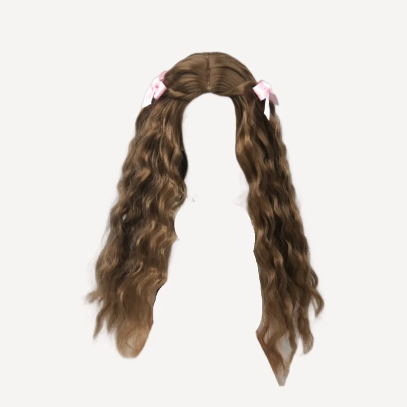 

JD880 Hot Soft Material BJD Long Wave Wig Suit OB11YOSD MSD SD Blythe Qbaby Doll Hair Hot 1/8 1/6 1/4 1/3 Cheap Accessories