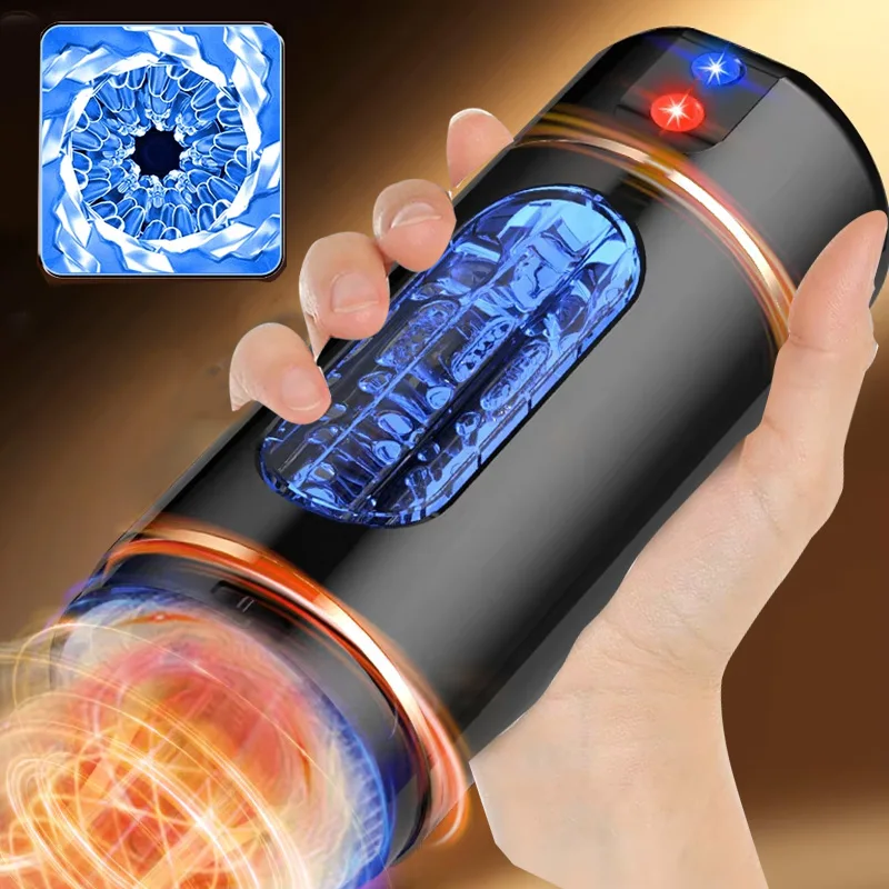 10 Speed  Automatic Male Masturbator Penis Pump Vibrating Blowjob Adult Sex Toy Stroker For Men Pocket Pussy Vagina Oral Machine view 2