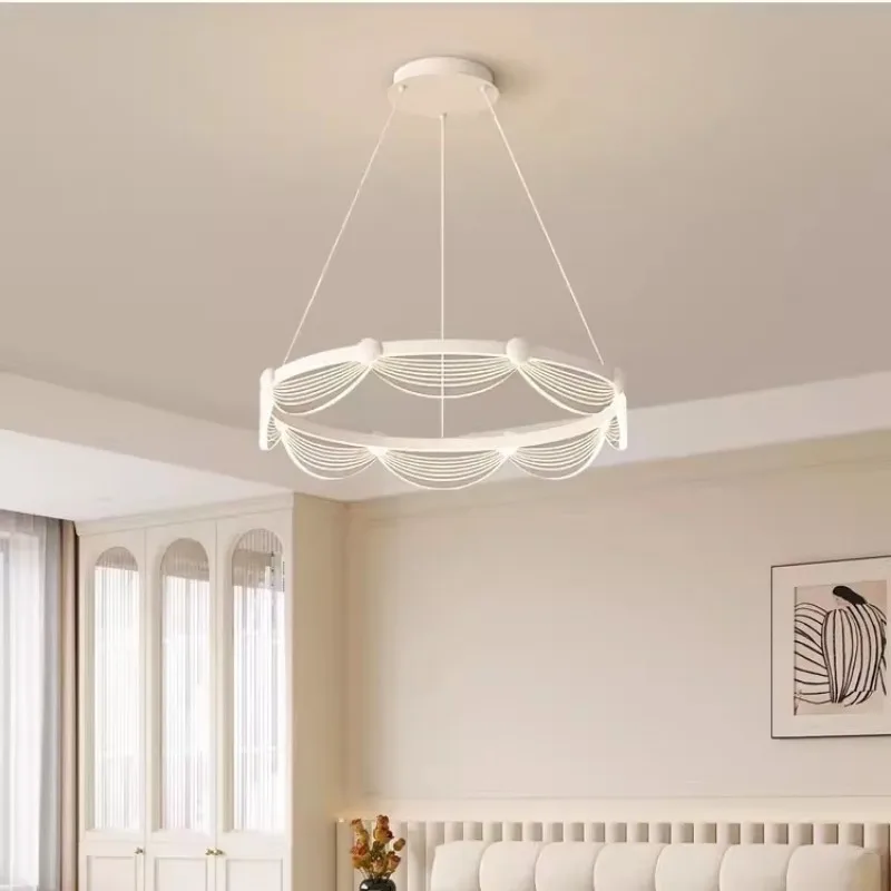 Living Room Pendant Light Modern Minimalist Italian Style Luxury Creative Circular Ring Dining Room Bedroom  Main Light