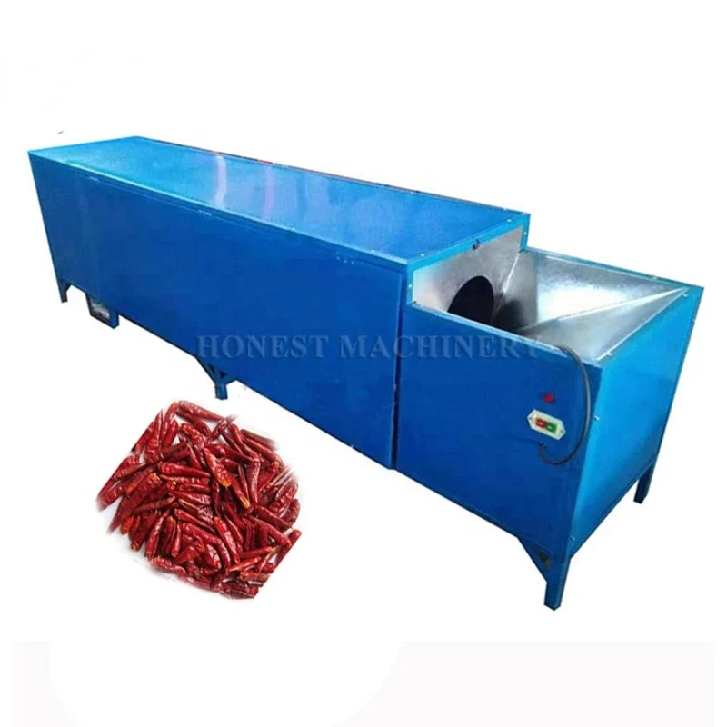 Stainless Steel Green Chili Stem Separating Machine / Dry Chili Stem Cutting Machine / Chilli Stem Removing Machine