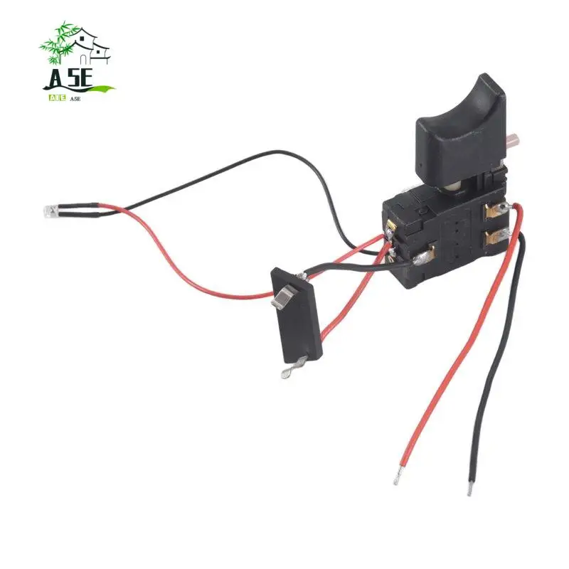 

A05E-DC7.2-24V Electric Drill Switch Cordless Drill Speed Control Button Trigger Light Power Tool Parts For