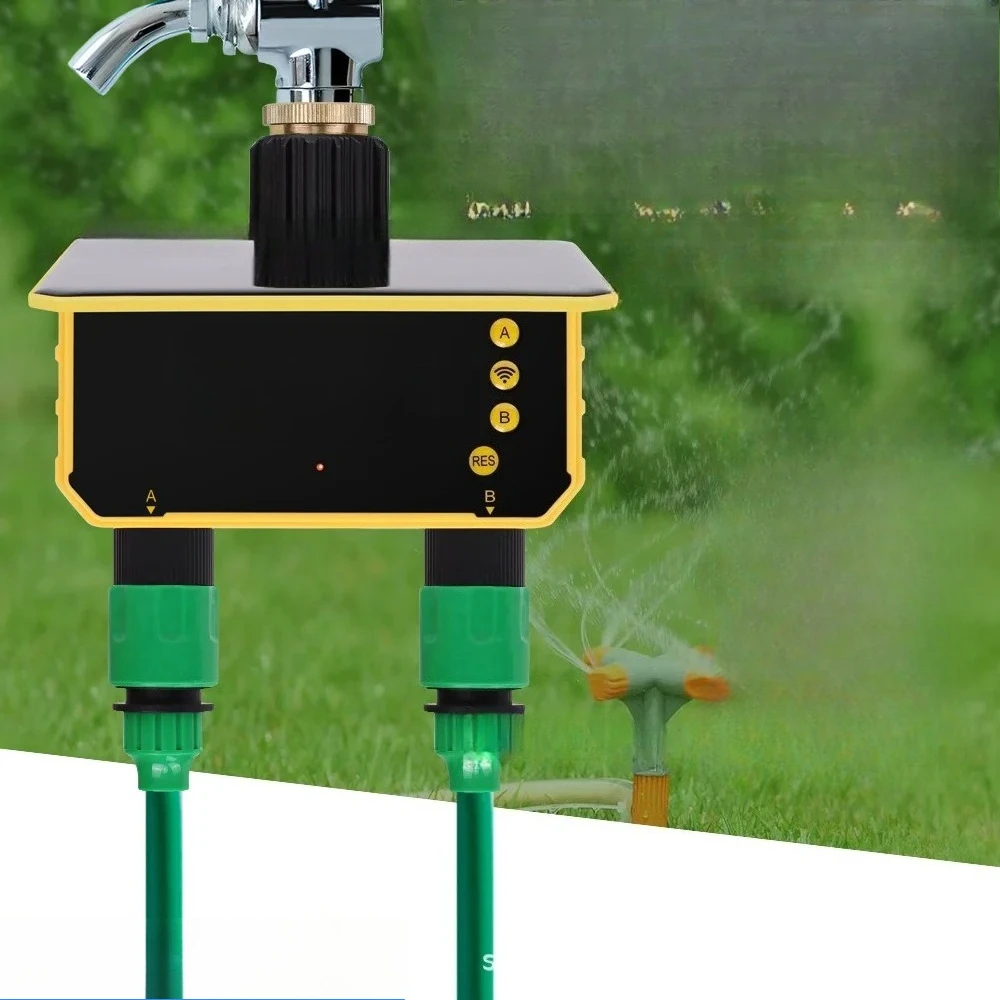 Wifi Intelligent Control Solar Timing Flower Watering Device Automatic Irrigation Water Sprinkler Garden Grass Potted Plant WiFi
