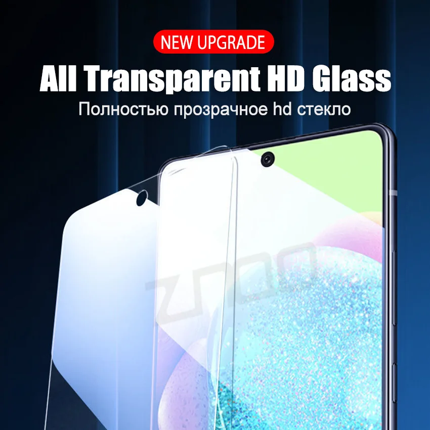 3Pcs Tempered Glass For Samsung Galaxy A33 A53 A73 A23 A13 A03 Screen Protector A51 A71 A02 A12 A22 A32 A52 A52S A72 S20FE Glass