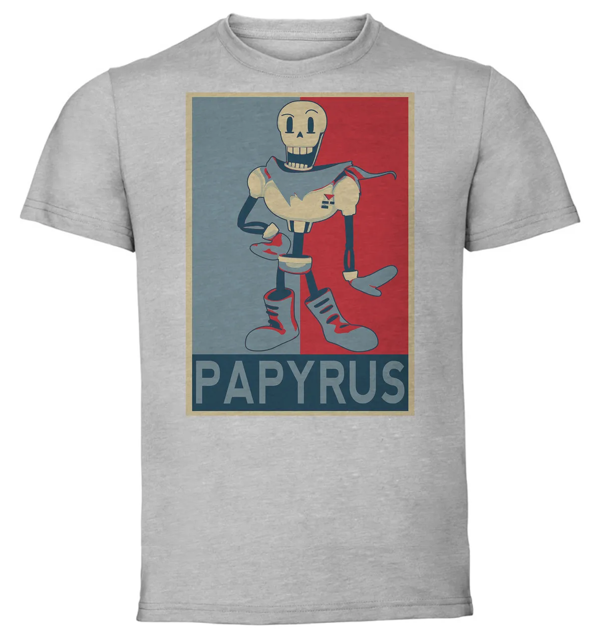 

T-Shirt Unisex - Grey - Propaganda - Undertale Papyrus