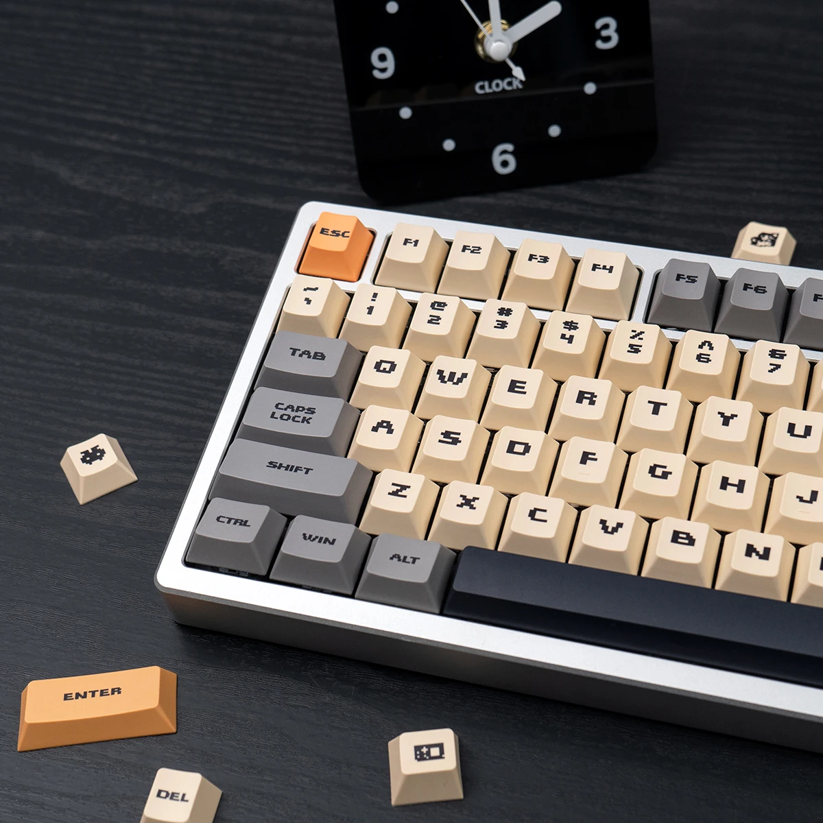 152 Keys Retro PBT Keycaps Cherry Profile Dye-Sublimation Custom Personality Keycaps For 61/64/87/96 Mechanical Keyboard