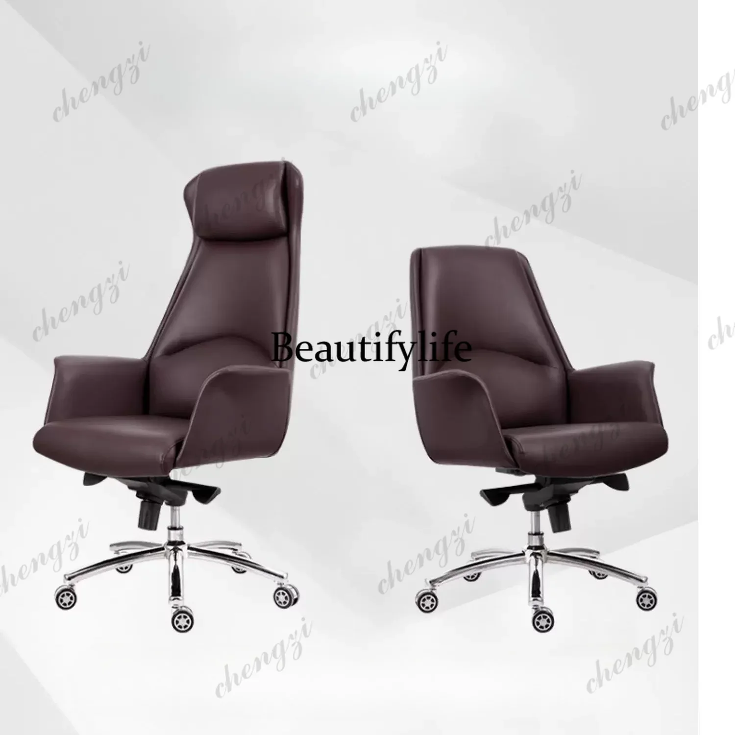 Office Furniture Boss Office Chair Home Simple Fashion Leather Chair Computer Rotating Chair