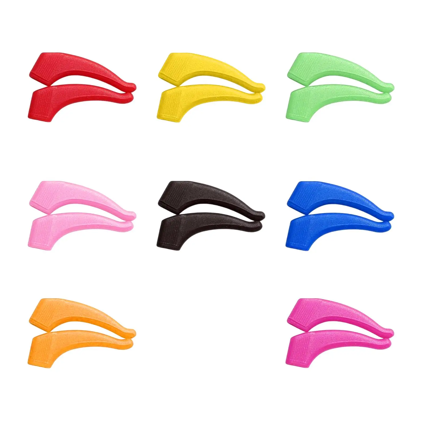 قطعتان من خطافات قبضة الأذن للنظارات المضادة للانزلاق، حامل أكمام للنظارات للأطفال والكبار