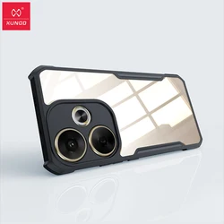XUNDD For Xiaomi POCO POCO F6 Pro Case,Airbag Shockproof Shell,Acrylic+TPU Back Transparent Cover Camera Protection Case