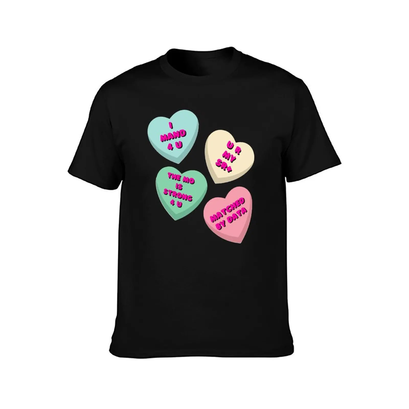ABA Valentines Day Hearts Behavioral Psychology Funny Gift T-Shirt Street Fashion Casual Tee Shirt T-Shirt