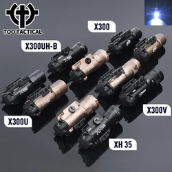 Wadsn X300 Flashlight Set Tactical X300U XH35 X300UH-B Spotlight LED Illuminated Hunting Pistol Torch With Dual Function Switch