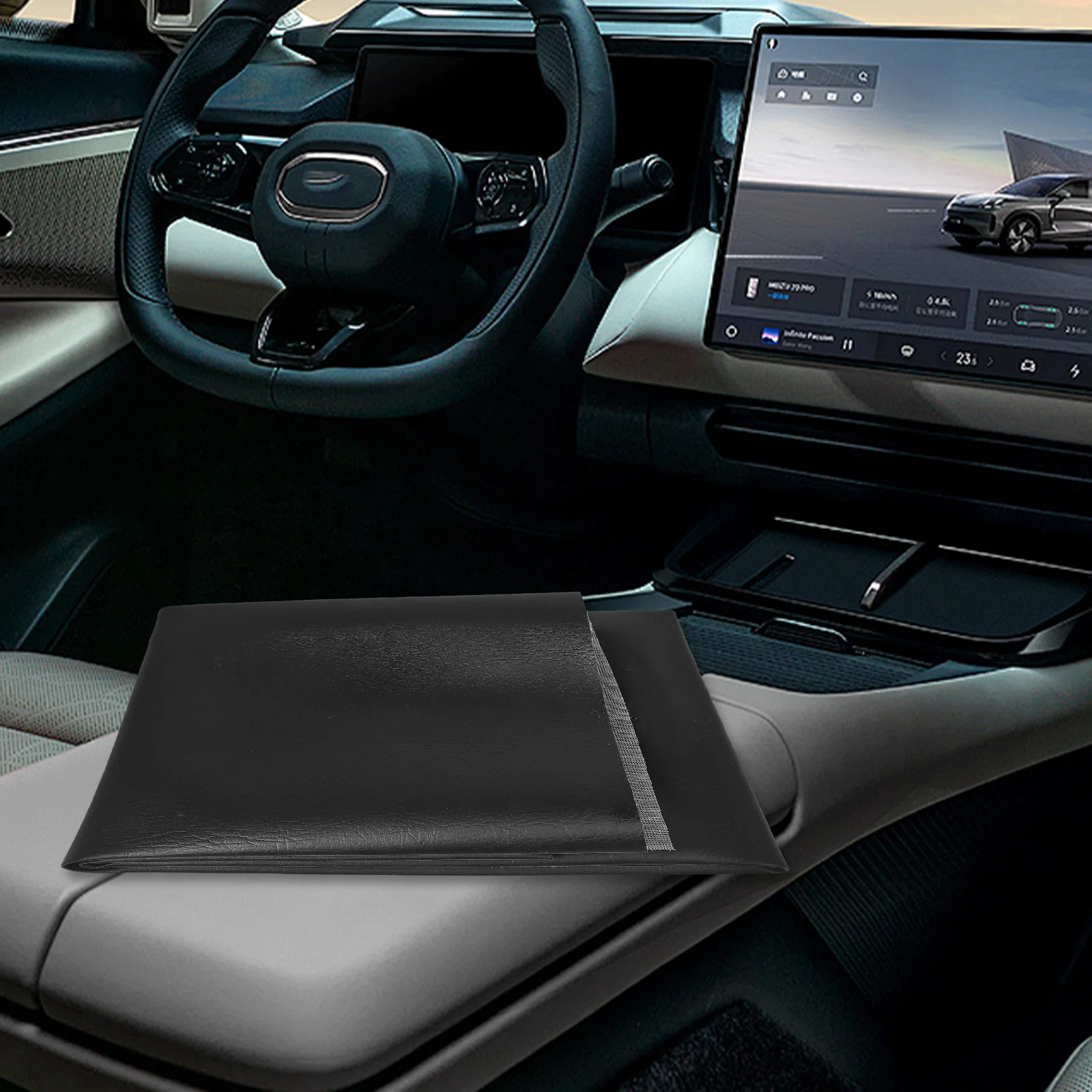 

Seat Cushion Cover Anti-Slip Waterproof Pu Repair Patch For Worn Chairs Sofas Motorcycle Scooter Seats Black