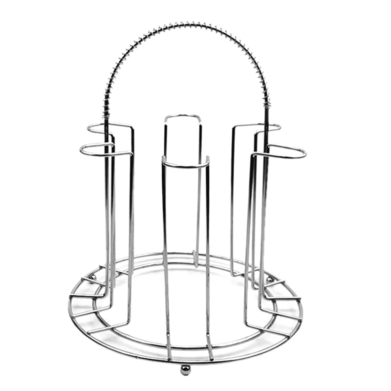 

Стеллаж стеклянный для кружек, нескользящий органайзер для кружек, сушилка для бутылок, металлический держатель для кружек