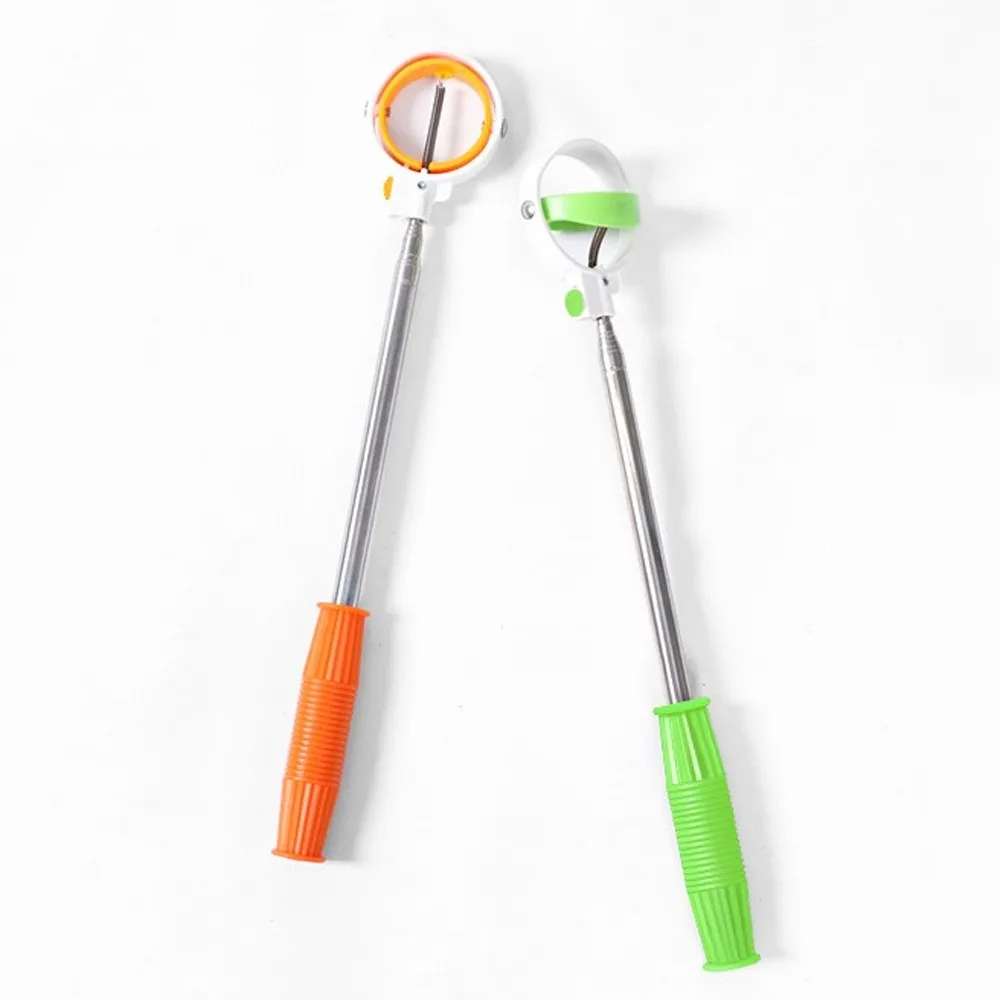 

Double Ring Telescopic Golf Ball Retriever Locking Adjustable Golf Ball Picker Easy Grab Ball Stainless