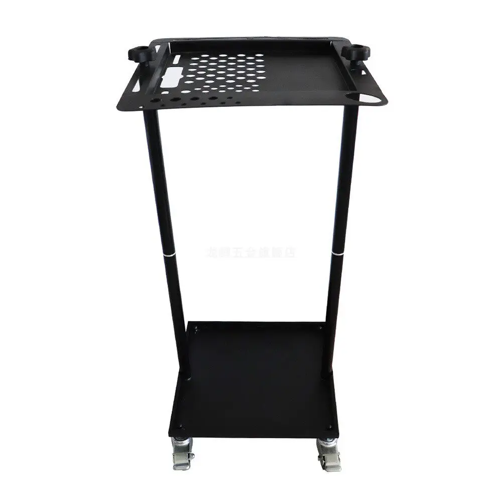 2-Layer Multifunctional Car Dent Repair and Wash Tool Trolley Wheeled Beauty Workshop Storage Cart For Auto Maintenance