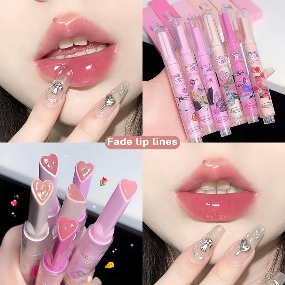 Non-retractable Lip Gloss Long-lasting Moisturizing Lip Gloss with Mirror Effect Nourishing Solid for Date for Girl for Date