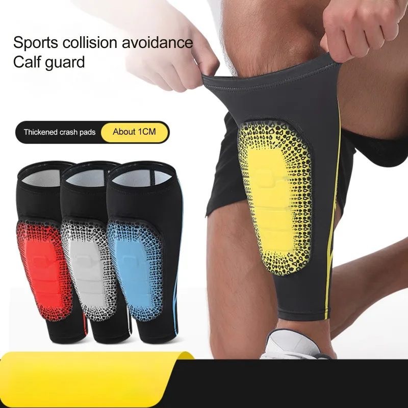 

1PC Football Soccer Shin Guard Shin Pad Adult Calf Compression Sleeve With Honeycomb Pad Support Protector ﻿Accessories