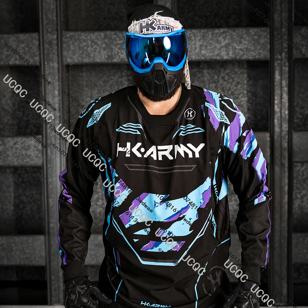 New Mountain Bike Motorcycle Endurance Printed Long Sleeved T-shirt Men's Downhill Off-road Breathable Paintball Jersey Tops - view 2