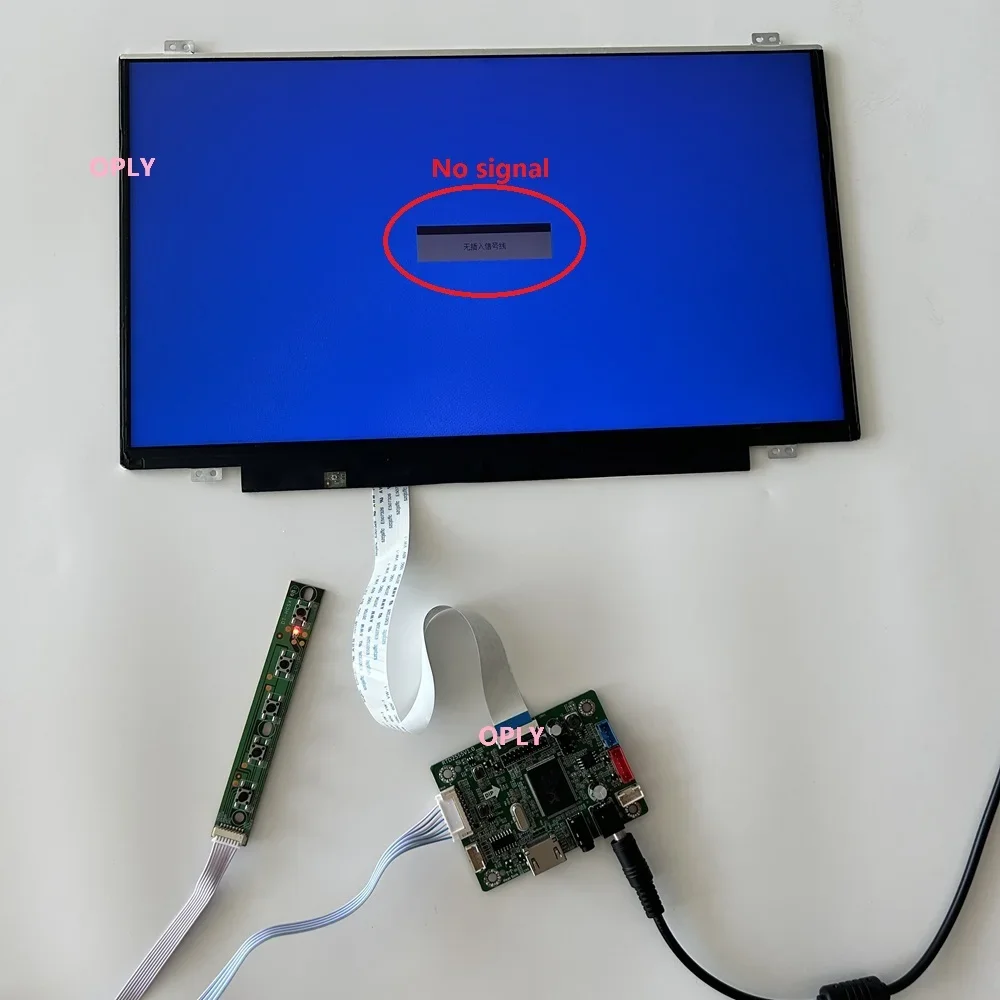 Monitor DIY 14\" 1366x768 EDP do PC PS X360 Laptop Raspberry Pi + MINI Controller Board Kit HDMI
