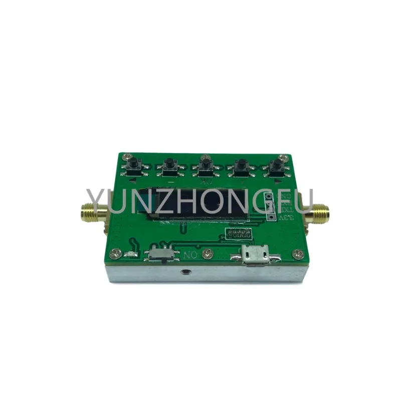 6G Digital Program-Controlled Attenuator 30db Step 0.25db Oled Display Cnc Shell Rf Module