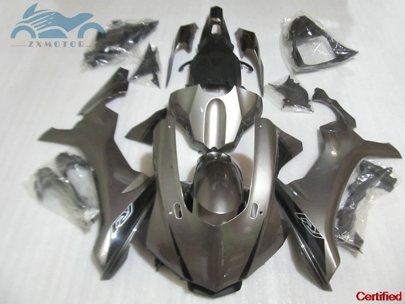 

YZF R1 2015-2018 fairing kit fit for YAMAHA YZFR1 2015 2017 silver black motorcycle fairings body kits Injection molding AD24