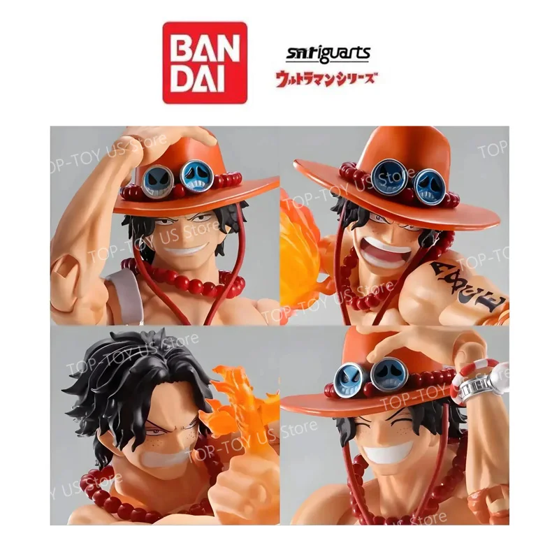 

SHF Portgas D. Ace Action Figure Anime One Piece Fire Fist Ace Figures PVC Movable Collection Decoration Model Toys Gift 17cm