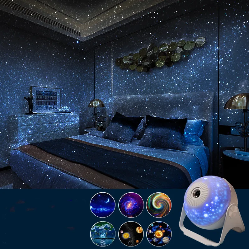 12 in 1 LED Galaxy Projector Planetarium Projector Night Light Star Sky Projector for Home Decor Kids Birth Ceiling Nightlights