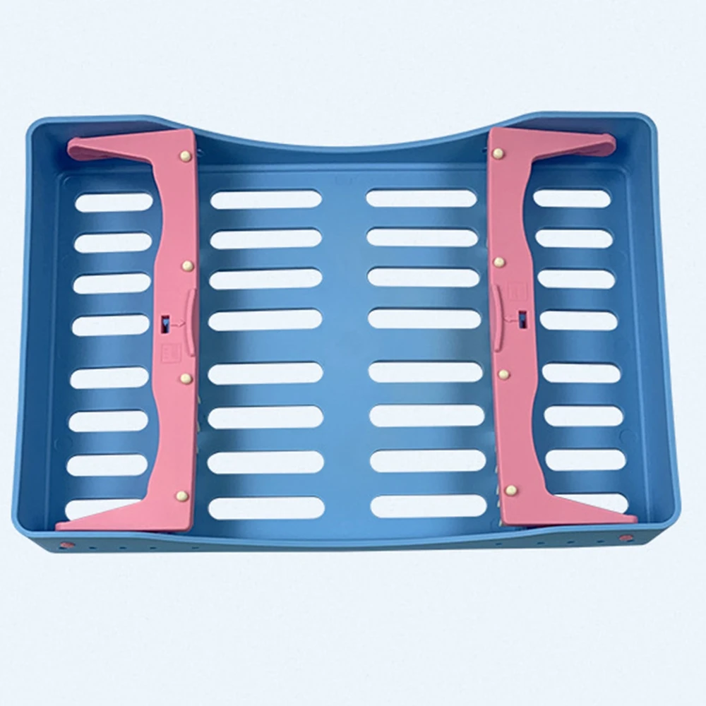 Dental Sterilization Box Composite Resin Filler Spatulas Instrument Placing Case Disinfection Tray Rack Dentistry Tools