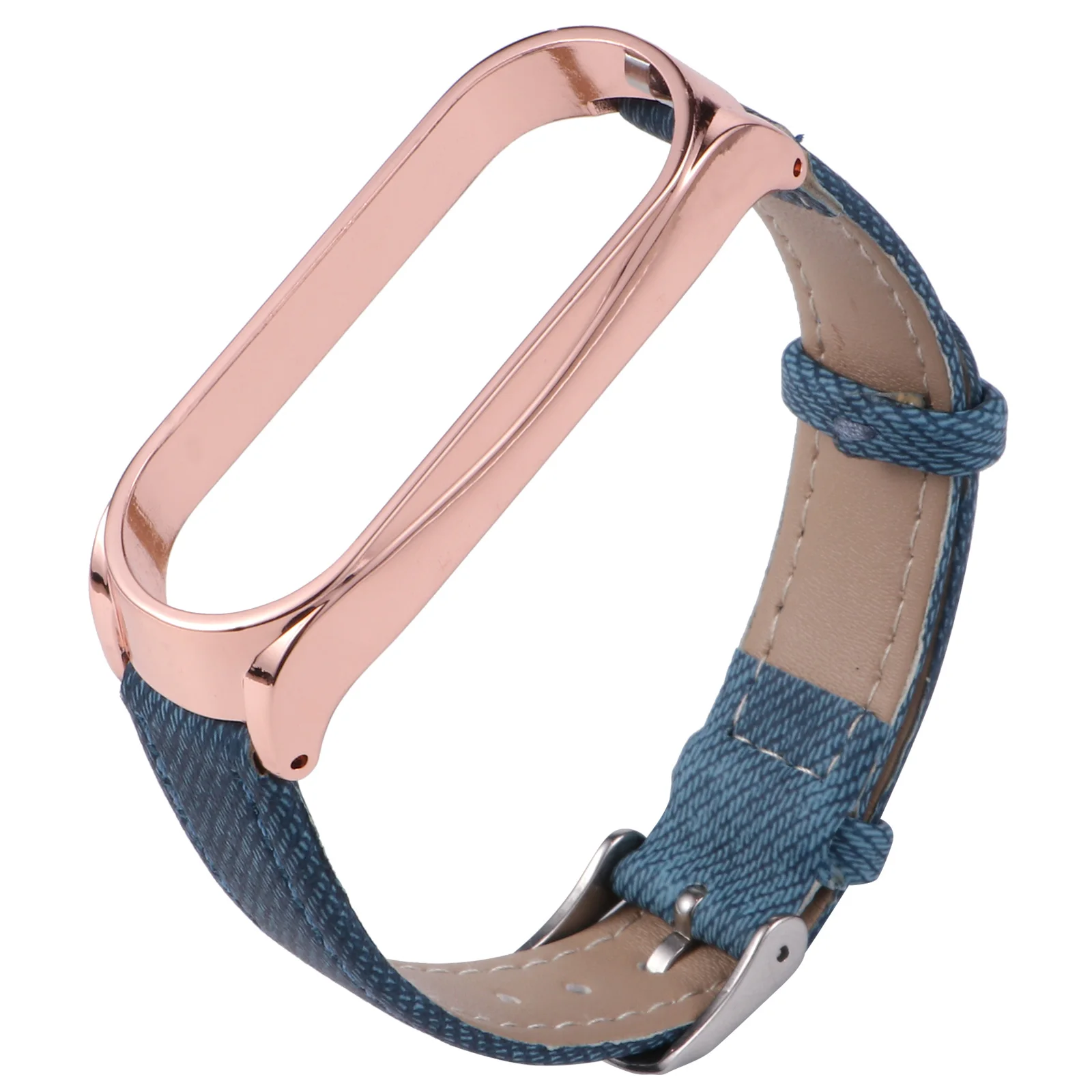 

Wristband Smart Watch Replace Correa Compatible Smartwatch Fit Denim Textured Belt Man Bands for Men