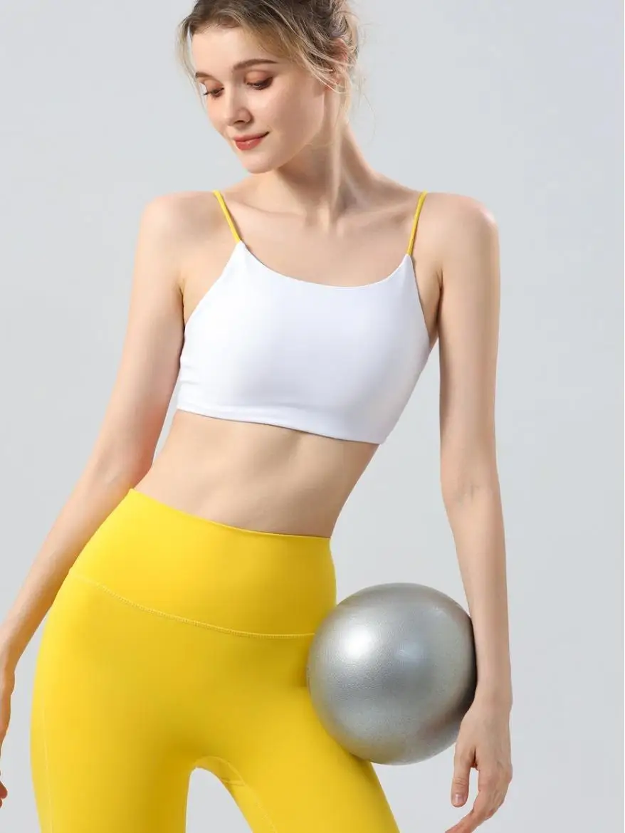 

Женский спортивный бюстгальтер Cross Ba Fitn Yoga oproof, нижнее белье со сборками, тонкий ремешок Sensation Ba Beau, внутренняя одежда для упражнений