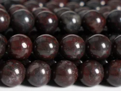 Genuine Natural Dark Red Brecciated Jasper Beads Grade AAA  Gemstone Round Loose Beads 4/6/8/10/12mm for Jewelry Making