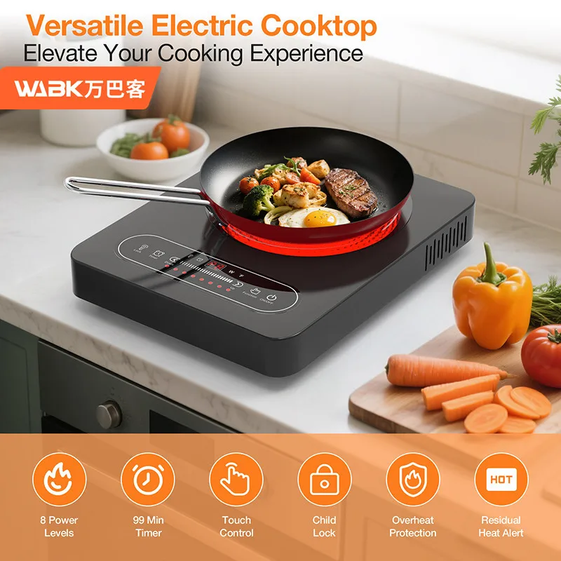 Electric Ceramic Stove, Household Infrared 110V Electric Stove, Induction Cooker, Kitchen Appliance, High Power