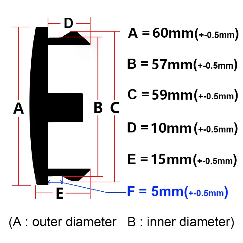 4 개/몫 유니버설 60mm 휠 센터 캡 휠 림 허브 디스크 커버 리필 장식 자동차 액세서리 스타일링 블랙 실버