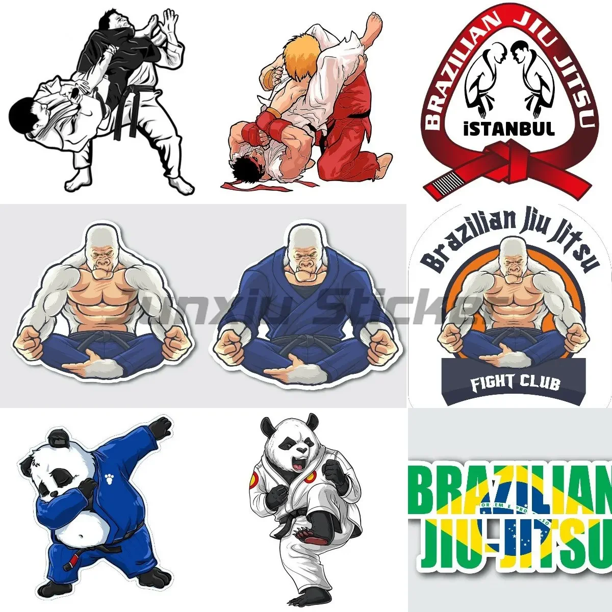 

Боевые искусства, бразильское боевое джиу-джитсу BJJ, бутылки с водой, гидрофляга, ноутбуки, телефоны, автомобили, шкафчики, переплеты, наклейка