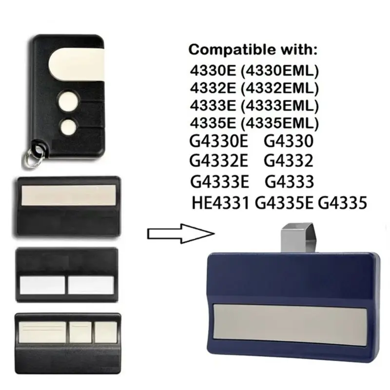 [NEW!A25P】 Garage Door Opener 433.92Mhz Mhz Radio Remote Control For Chamberlain Liftmaster Motorlift 84335EML 84333E 94333E