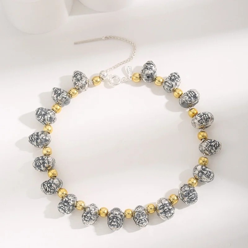 

Original design pure copper cast eighteen arhats bracelet jewelry Buddhist culture amulet personalized electroplating global bes