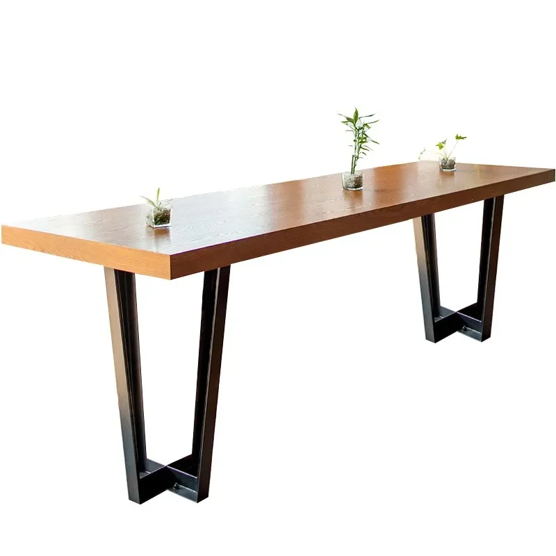 Mesas de bar industriais quadradas, recepção alta, minimalista, mesas de jantar, meados do século, moderna, móveis de bar