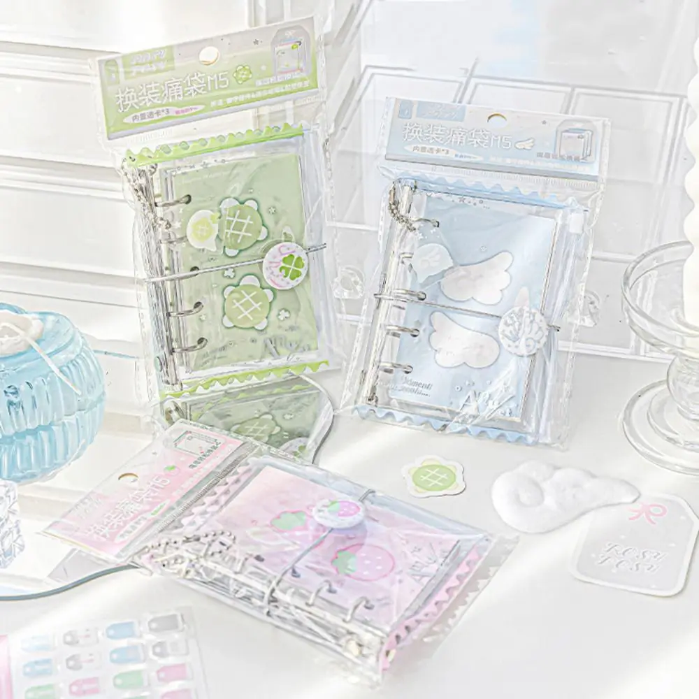 القرطاسية اليد دفتر الأستاذ M5 جيب الموثق دفتر صغير محمول فضفاض ورقة دفتر الجمالية حك اليد حساب كتاب هدية #4