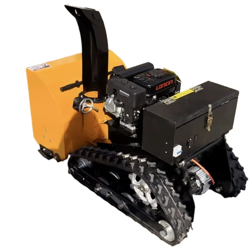 

Crawler Remote Controlled Snow Blower 1000mm Snow Width Machine with Engine Park Road Climbing 45° Snow Plow