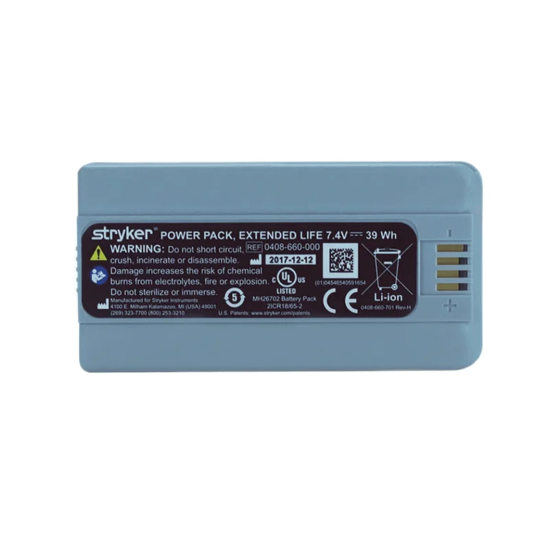 Original 0408-660-000 Battery Applicable Stryker Casque Chirurgical FlytePersonalProtec
