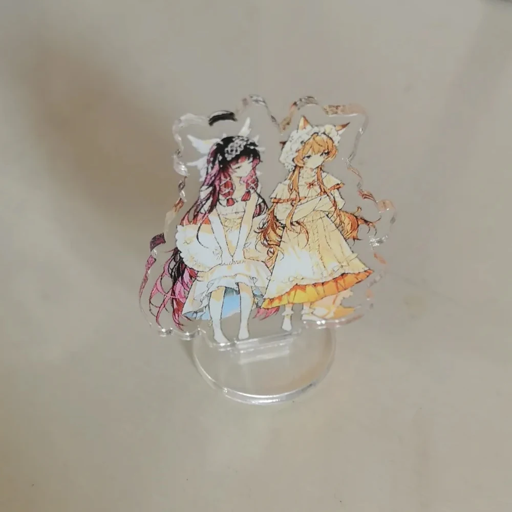 Game Genshin Impact Columbina Sandrone Cosplay Standing Plate Acrylic Stand Desktop Decoration Accessory Unisex Ornament Prop view 5