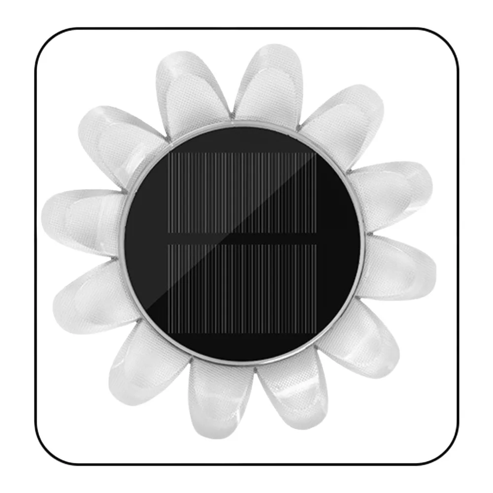 Daylight Charging Solar Flower Light for Water Decor Applications Including For Ponds Fountains and Balcony Features