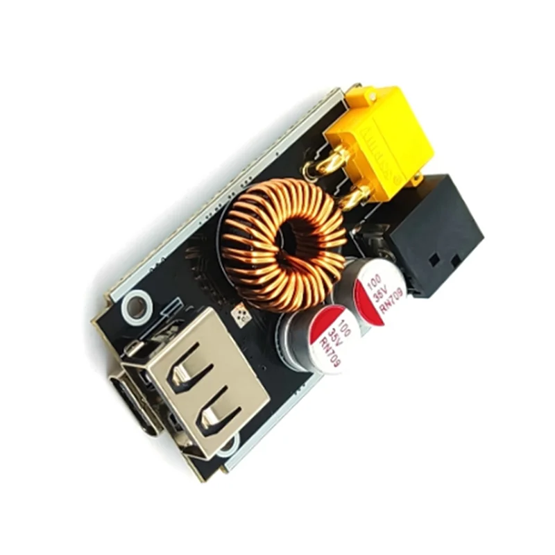 Module de Charge rapide USB Type C 65W, haute efficacité, pour QC4.0 PD2.0/3.0, DC 9V-35V avec entrée XT30-N33R