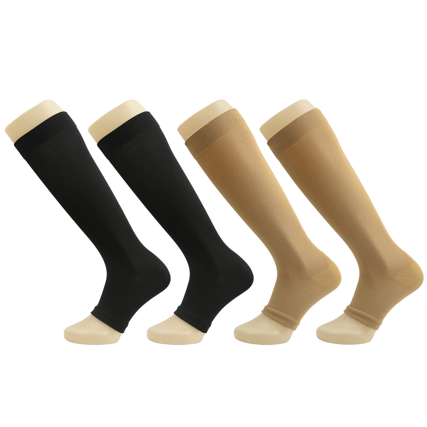 Compression Socks Toeless running Cycling Outdoor Natural Hiking Sport Socks Anti Fatigue Pain Relief Medical Nursing Stockings