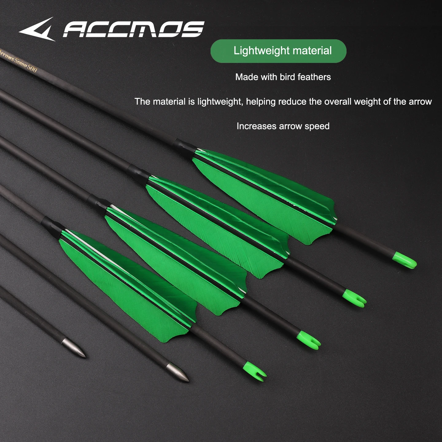 ID4.2mm Pure Carbon Arrows Spine300 350 400 500 600 700 800 900 1000 1100 1300 1500 1800 for Archery Shooting Practice Training